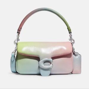 NWT Coach Pillow Tabby Shoulder Bag 18 pistachio ombré handbag